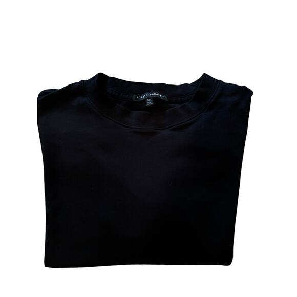 Robert Barakett The High Crew Long Sleeve 100% Cotton T-Shirt Black XXL RB82247 - Picture 6 of 10